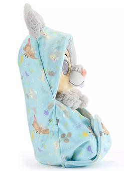 Disney Parks Thumper Small Plush in Swaddle Babies in a Blanket Toy New With Tag