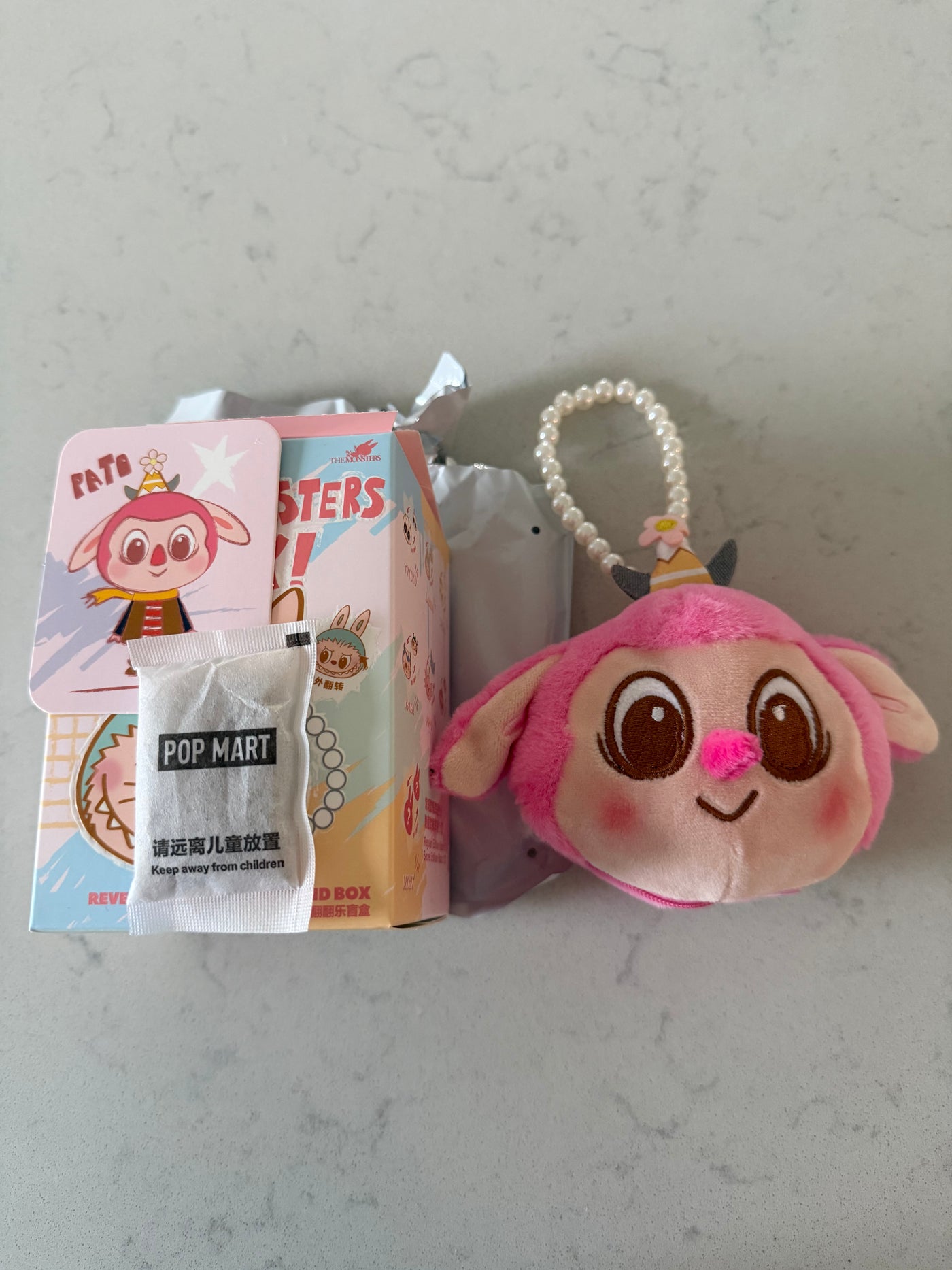 Pop Mart Labubu The Monsters Party Series Reversible Pato Plush USA SELLER New