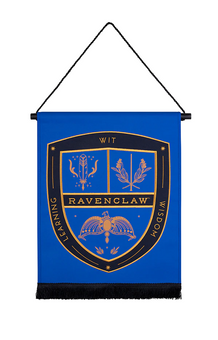 Universal Studios Harry Potter Ravenclaw Attributes Crest Wall Banner New w Tag