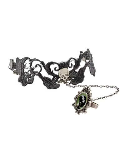 Universal Studios Monsters Bride of Frankenstein Ring Bracelet New With Card