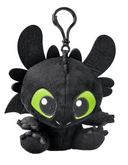 Universal Studios How to Train Your Dragon Toothless Plush Keychain New With Tag