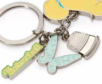 Disney Parks Tinker Bell Charm Keychain – Peter Pan New With Tag
