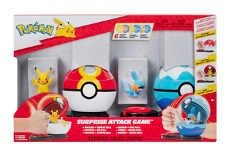 Pokémon Pikachu Repeat Ball & Mudkip Dive Ball Surprise Attack Game New with Tag