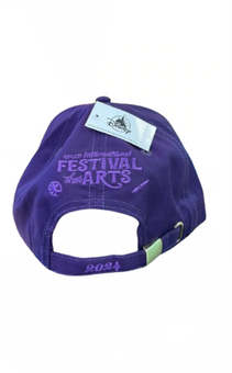 Disney Parks Epcot Festival of Arts 2024 Figment Baseball Hat Cap Adults New Tag