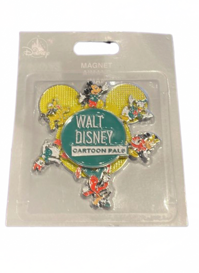 Disney Parks Mickey and Friends Cartoon Pals Magnet New with Card