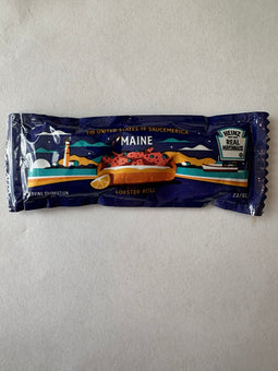 Heinz Real Mayonnaise Maine 23/50 USA State Collection 1 Packet New Sealed