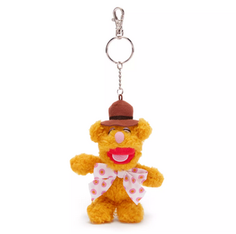 Disney Parks The Muppets Fozzie Bear Plush Keychain Bag Charm New with Tag