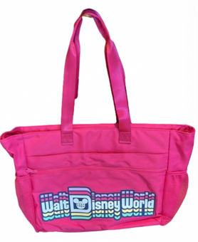 Disney Parks Walt Disney World Pink Travel Tote Bag New with Tag