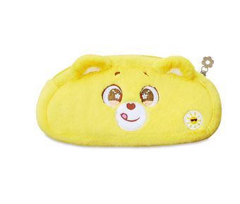 Care Bears Yellow Pencil Case Plush New with Tag