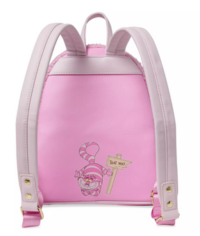 Disney Parks Cheshire Cat Loungefly Mini Backpack Alice Wonderland New with Tag