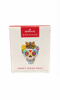 Hallmark 2024 Keepsake Halloween Mini Sweet Sugar Skull Christmas Ornament New