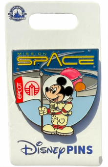 Disney Parks Epcot Mickey Mission Space Pin New with Card