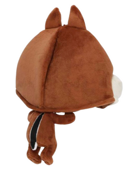 Disney Parks Big Head Fan Cap Plush Hat Chip New With Tag