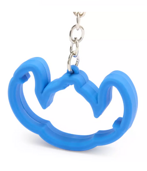 Disney Parks Stitch Icon Silicone Keychain Bag Charm Lilo and Stitch New