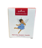 Hallmark 2023 Keepsake Mini Petite Pansy Fairy Ornament Christmas New with Box