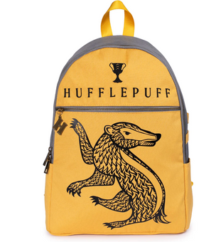 Universal Studios Harry Potter Hufflepuff Backpack Bag Yellow New With Tag