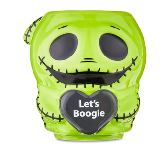 Zak Valentine 2024 Oogie Nightmare Before Christmas Let's Boogie Chibi Mug New