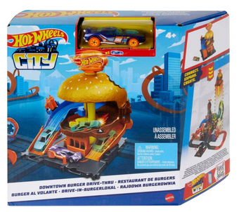 Hot Wheels City Downtown Burger Blitz Toy New With Tag