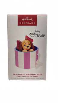 Hallmark 2024 Keepsake Lady and the Tramp Darling's Christmas Ornament New w Box