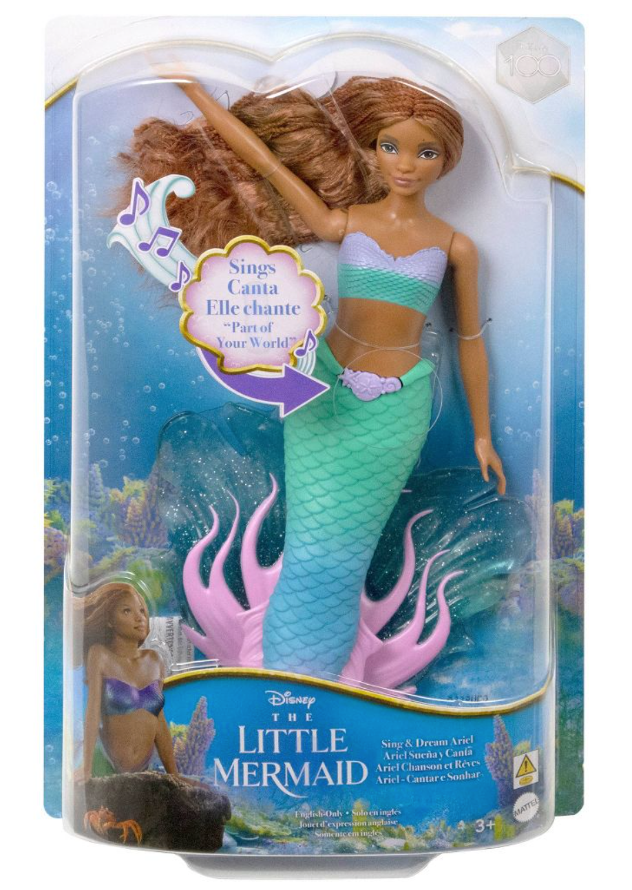 Disney The Little Mermaid Live Action Film Sing & Dream Ariel Fashion Doll New