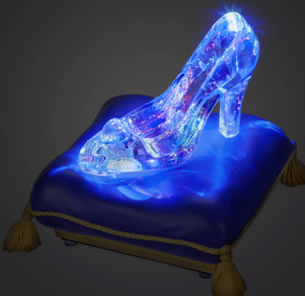 Disney Parks Cinderella Light-Up Glass Slipper Figure 75th Anniversary New W Tag