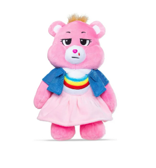 Netflix Care Bears x Stranger Things Cheer Bear as Eleven Plush New with Tag