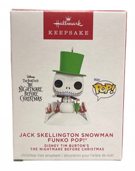 Hallmark Disney Jack Skellington Snowman Funko POP Ornament New With Box