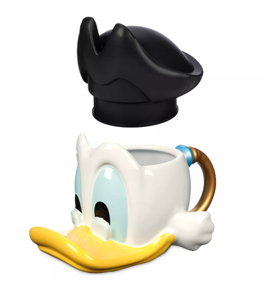 Disney Parks Pirates of the Caribbean Scrooge McDuck Sculpted Mug New