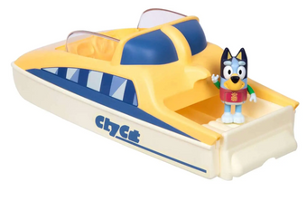 Disney Bluey City Cat Boat Playset Toy New With Box