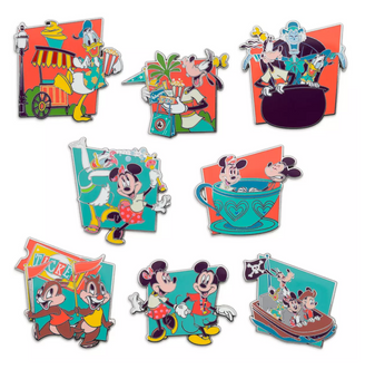 Disney Parks Play In The Park Mickey and Friends Mystery Pin Blind Pack 2Pc New