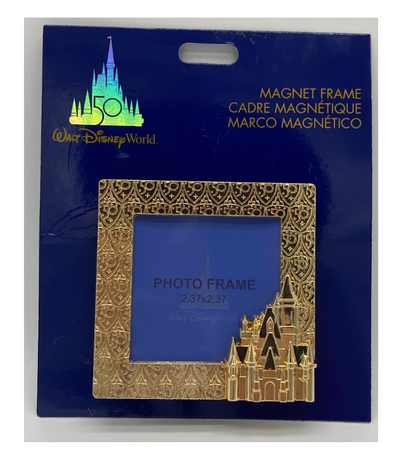 Disney Parks WDW 50th Magical Celebration Castle Magnet Frame New with Card