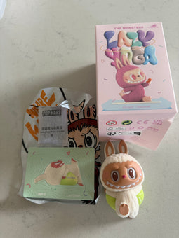 Pop Mart Labubu The Monsters Lazy Yoga Lay Down Figure USA SELLER New with Box