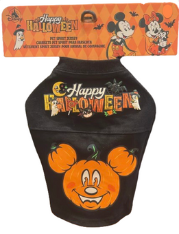 Disney Parks Happy Halloween Pet Spirit Jersey Mickey jack-o'-lantern XS New