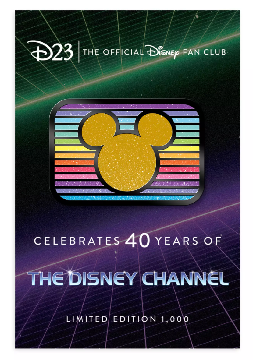 Disney Parks D23-Exclusive Disney Channel 40th Anniversary Pin New with Card