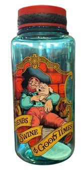 Disney Parks Pirates of the Caribbean Plastic Water Bottle New With Tags