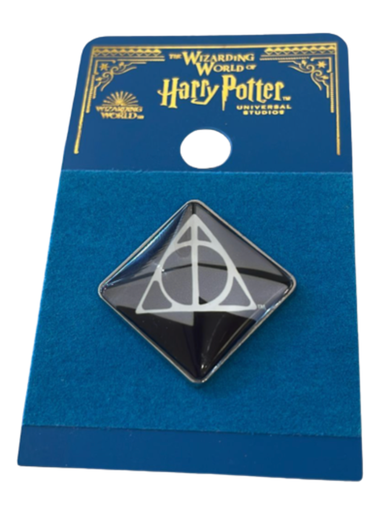Universal Studios Harry Potter Deathly Hallows Square Pin New With Card