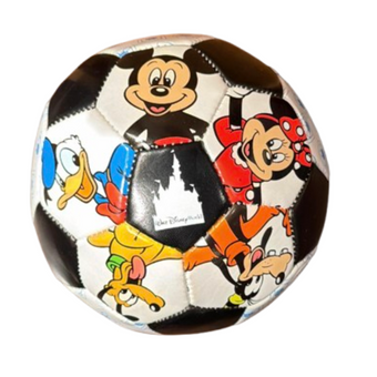 Disney Parks WDW Mickey Mouse and Friends Kids Soccer Ball Toy Black New