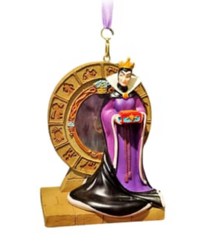 Disney Parks Evil Queen Villains Sketchbook Christmas Ornament New With Tag
