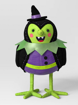Target Featherly Friends Spellma Felt Witch Bird Halloween Decorative Figure New