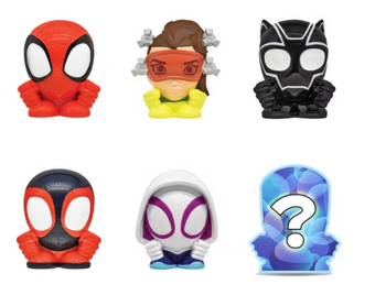 Disney Mash'ems Marvel Spidey Friends Surprise Reveal Figures Toy New With Box