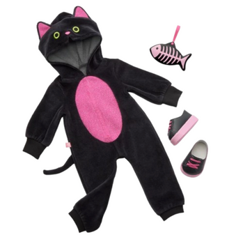 American Girl Halloween Claws & Cuddles Cat Costume for 18-inch Doll New w Box