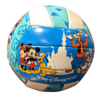 Disney Parks WDW Mickey Mouse and Friends Castle Kids Soccer Ball Toy Blue New