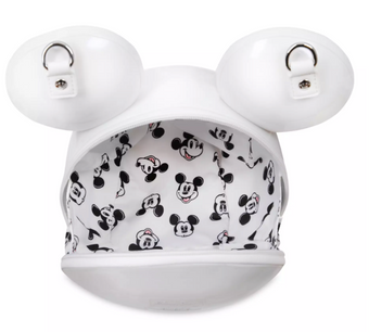 Disney Parks Mickey Mouse Molded Loungefly Crossbody Bag – White New W Tag