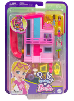 Polly Pocket Barbie Dreamhouse Compact, Dollhouse Playset Toy New With Tag