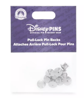 Disney Parks Disney Pin Trading Pull-Lock Pin Backs Set New With Tag
