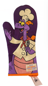 Disney Parks Epcot Food & Wine 2025 Festival Chef Figment Oven Mitt New with Tag