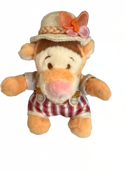 Disney Parks Spring Tigger Plush Keychain Bag Charm Winnie The Pooh Picnic New