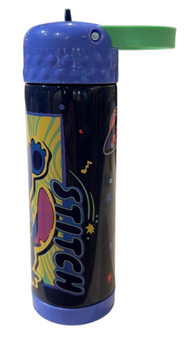 Disney Parks Stitch Silly Music Blue Hydro Water Bottle New with Tag