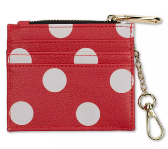 Disney Parks Minnie Mouse Red Card Wallet Holder New With Tag