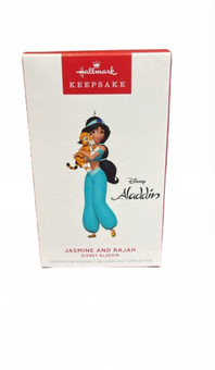 Hallmark 2024 Keepsake Disney Aladdin Jasmine Rajah Christmas Ornament New w Box
